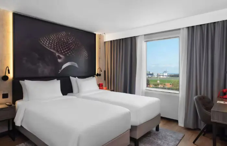 Standard Double room with runway view