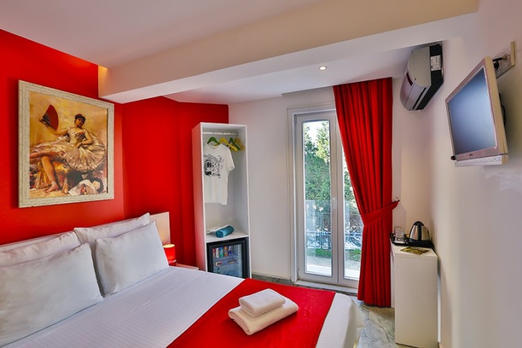 The Red Double room