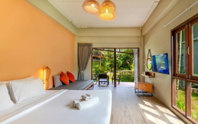 Mermaid Deluxe Double room with garden view