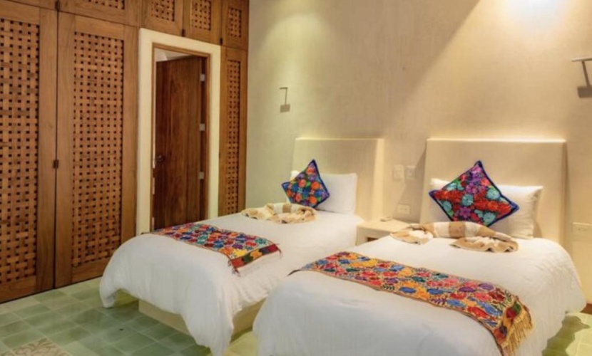 Suite with pool view