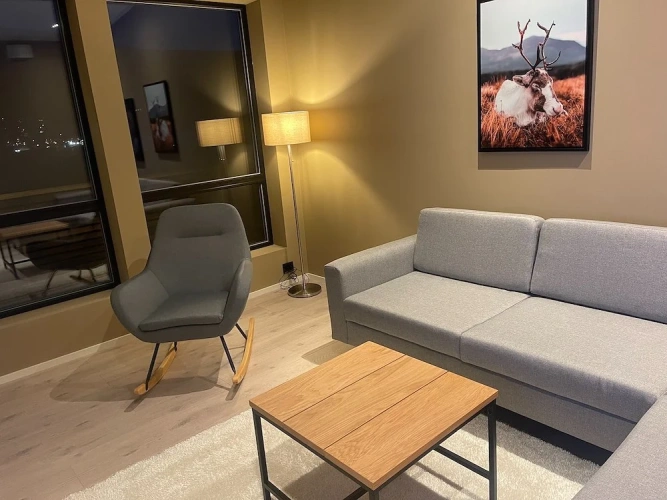 Double Apartment with Fjord & Mountain View