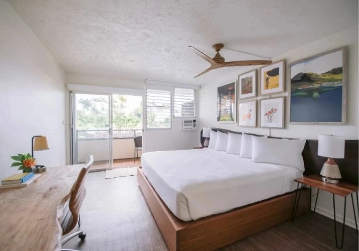 Premium Double room with balcony and with Koi Pond View