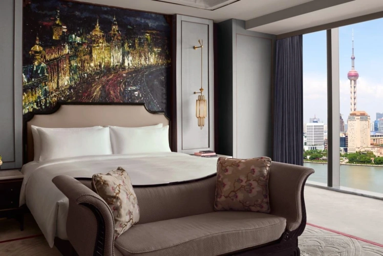 John Jacob Astor Shanghai Double Suite Panoramic Bund view