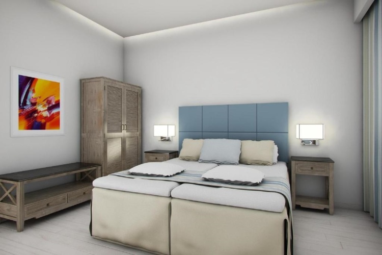 Twin Studio with balcony and with partial sea view