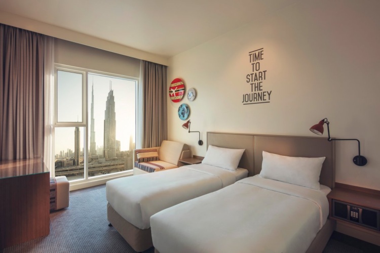 Rover room with Burj Khalifa view