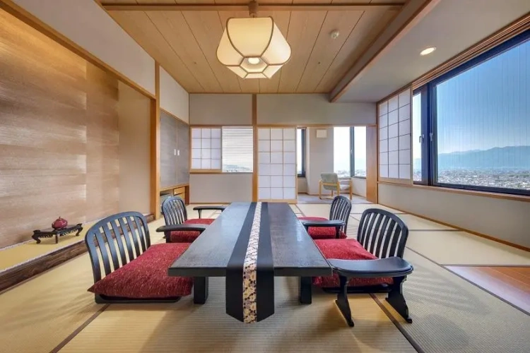 West Wing with Hot Spring Panoramic Bath Japanese-Style Room (Futon Beds)