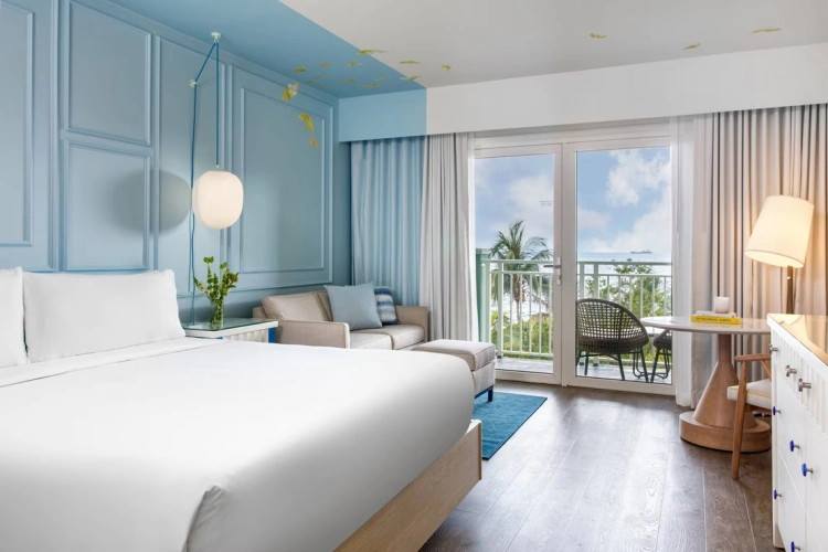 Double room with balcony and with ocean view