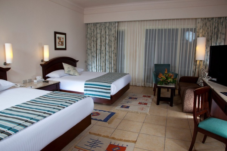 Chalet Deluxe Twin room with beach view