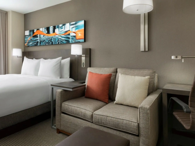High floor plus sofa bed Double room