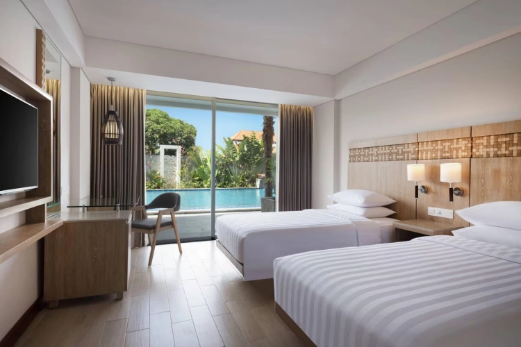 Poolside Twin room