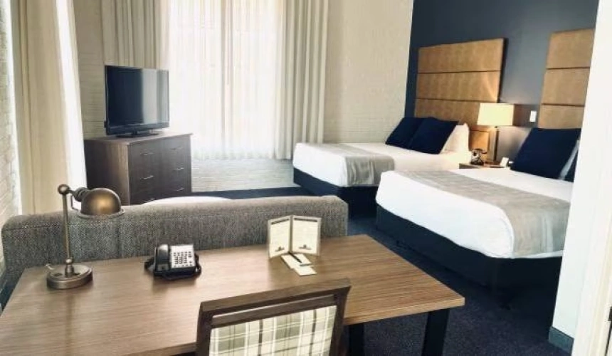 Corner ADA Accessible Twin Studio Suite (Window is Subject to Availability)