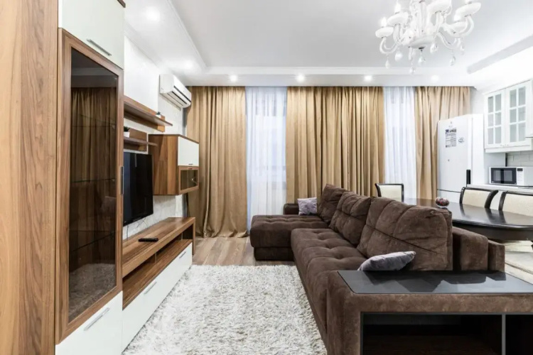 Фотография номера квартиры Апартаменты Comfort Home на улице Алексея Козина 3A