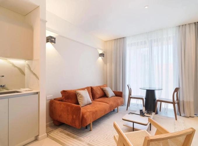 1 Bedroom Double Suite with balcony and with partial sea view
