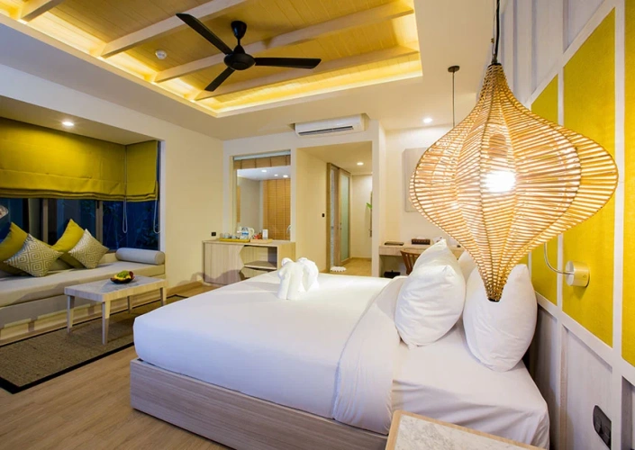 Sea Fan Deluxe Twin room