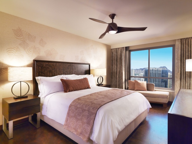 2 Bedrooms Suite with partial ocean view