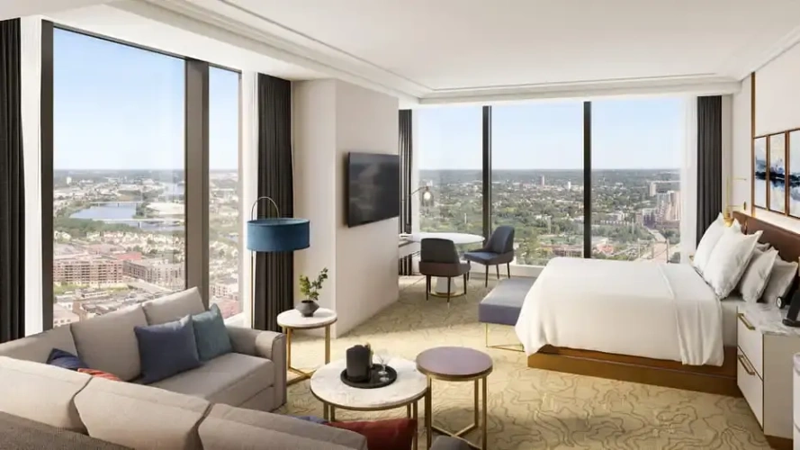 Executive Corner Double Suite with river view