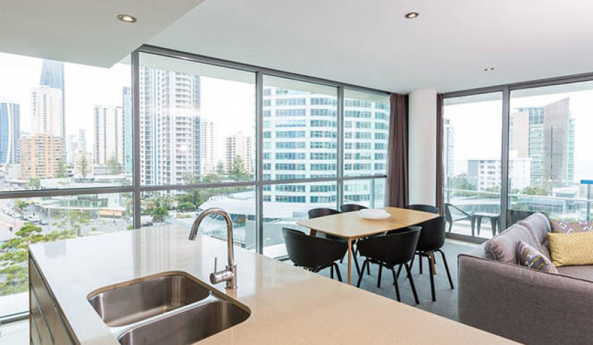 2 Bedrooms Quadruple Apartment with ocean view
