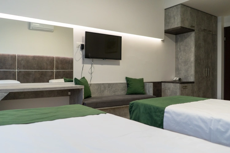 Deluxe Double room with city view