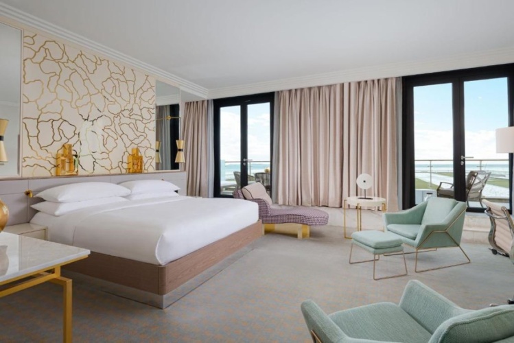 1 Bedroom Terrace Larger Double Suite with balcony and with sea view