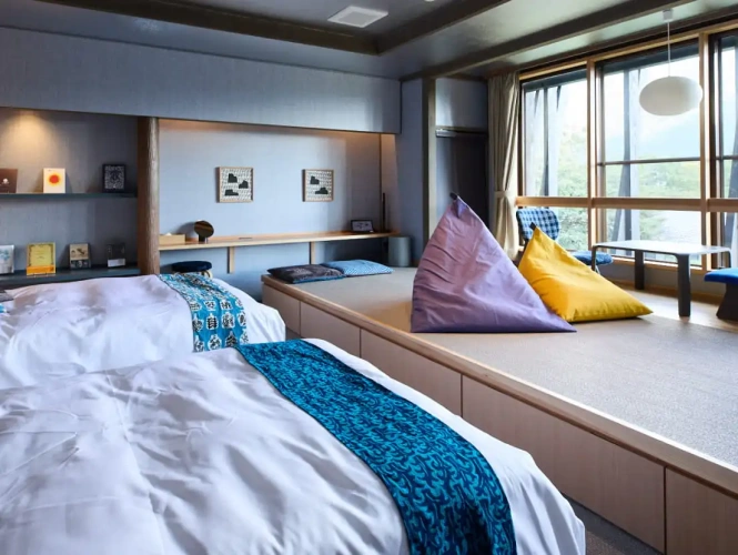 Japanese-Western Style room with river view