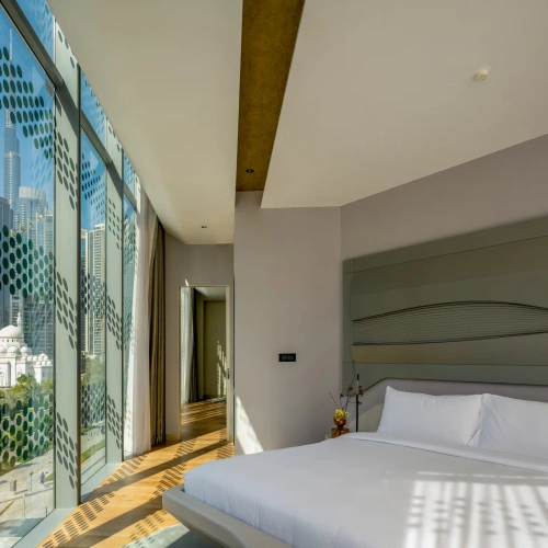 Beyond ME+ Jacuzzi Double Suite with Burj Khalifa view