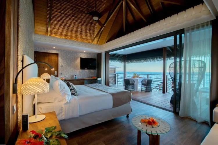 Premium Double Overwater Bungalow with island view