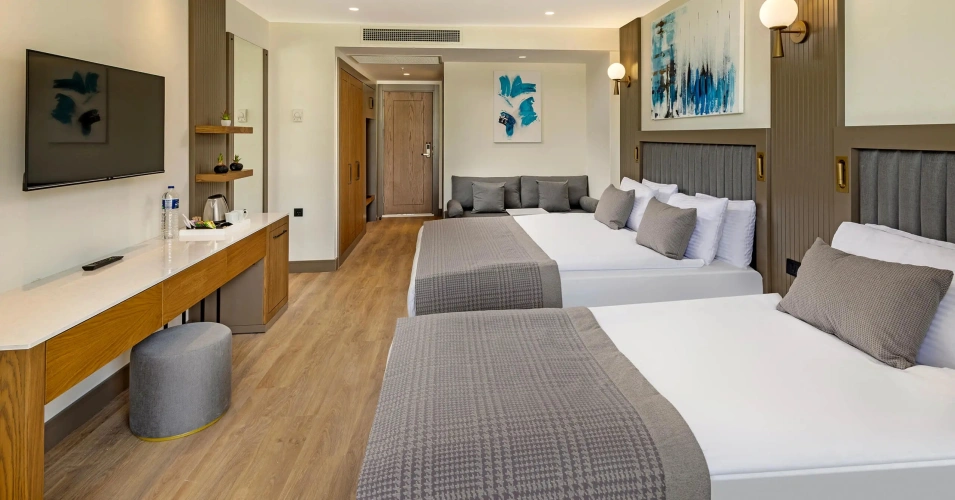 Superior Standard Twin room with side sea view
