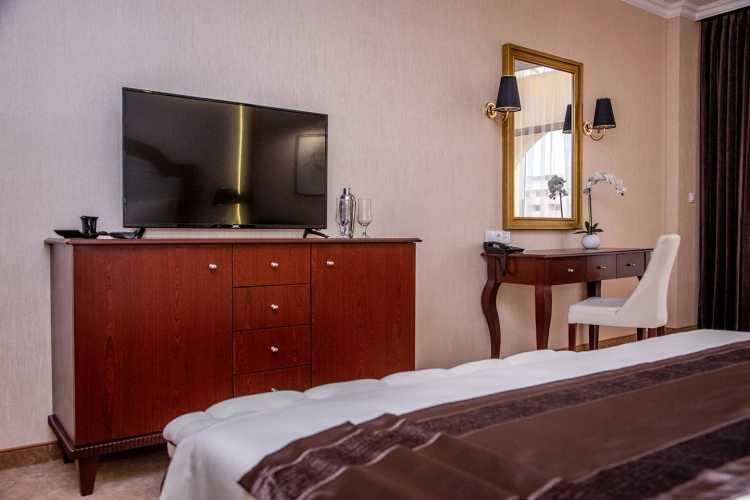 Superior Twin room with balcony and with garden view