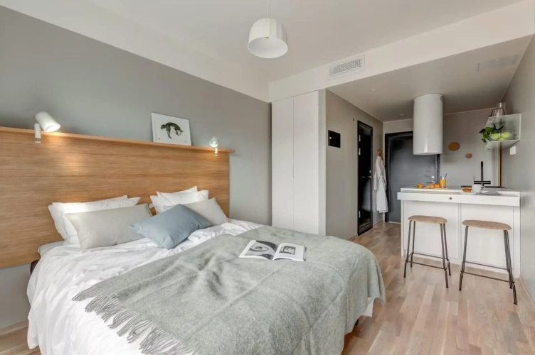 Twin Studio Apartment with balcony