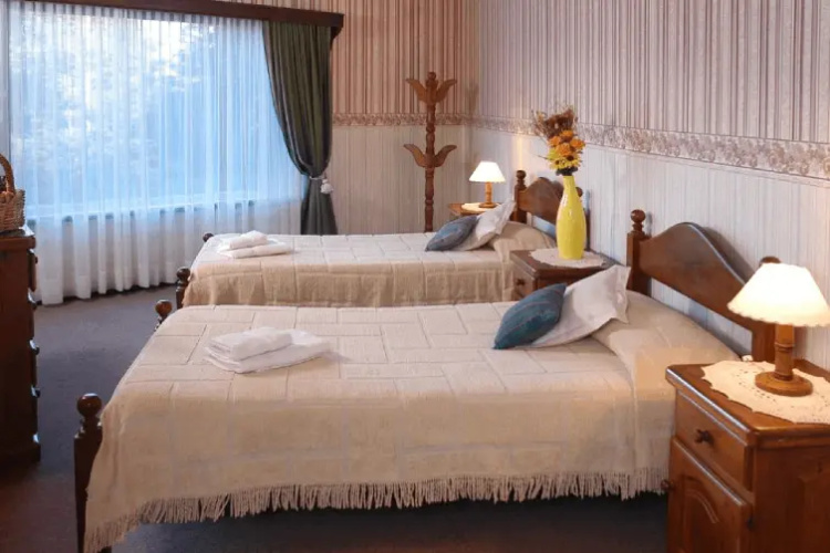 Twin room with lake view