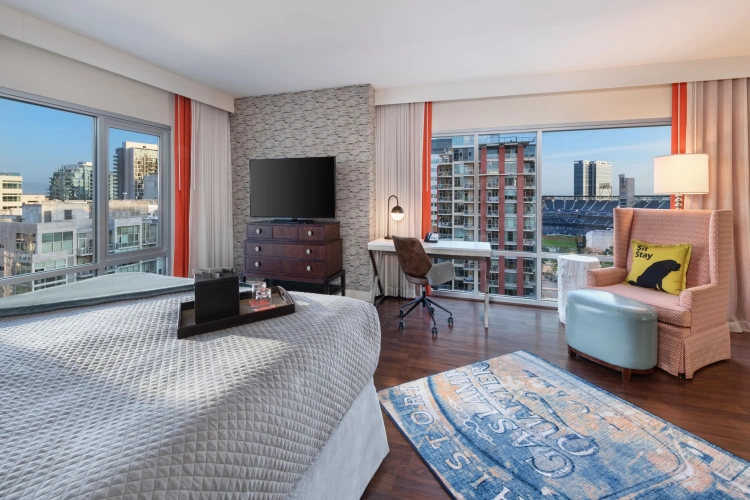 Double Studio Suite with Petco Park view