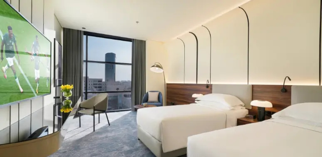 Olaya Street View Twin room