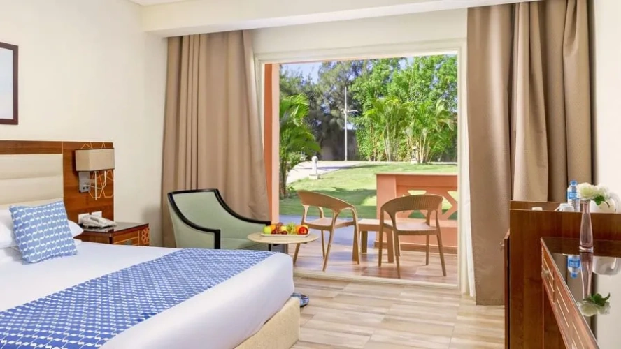 Family room with garden view