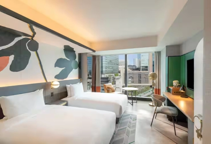 Canopy Twin room with view