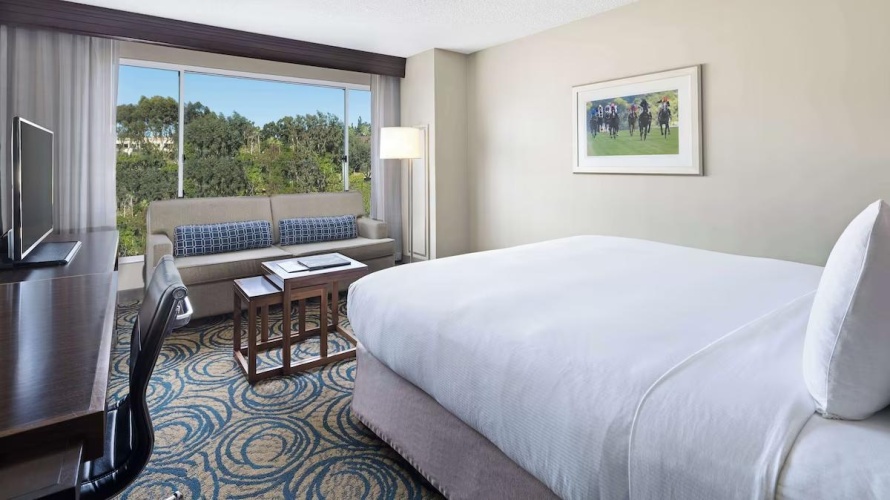 Double room with pool view