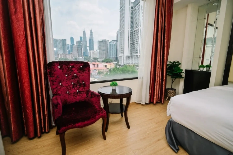 Deluxe Twin room with city view
