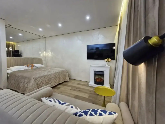 Фотография номера квартиры Квартира Люкс с Камином