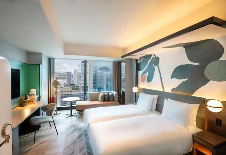 Premium Twin room with view