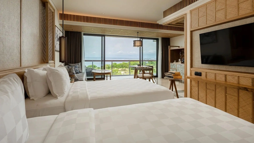 2 Bedrooms Quadruple room with ocean view