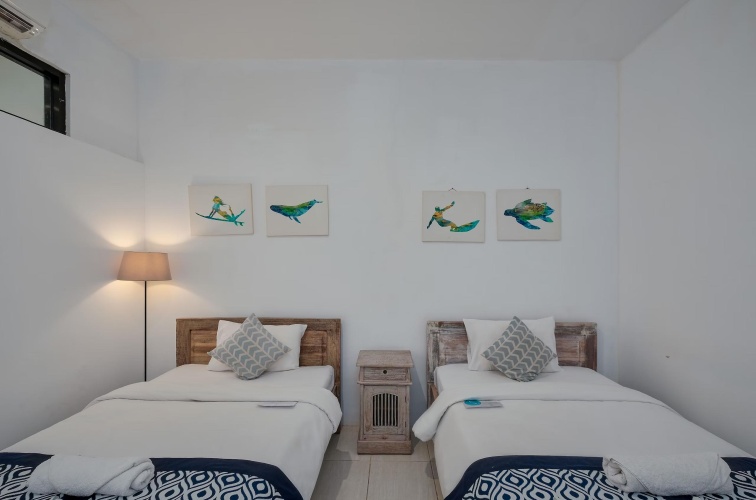 Twin room with garden view