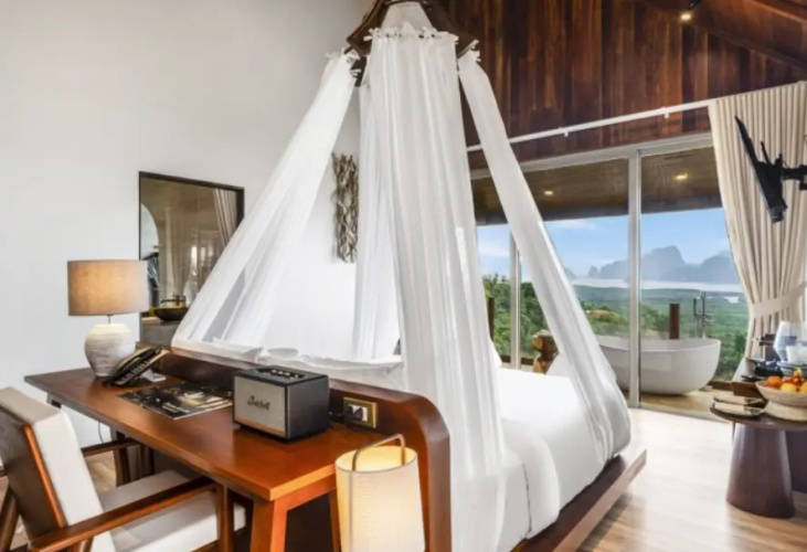 Luxury with Jacuzzi with Bathtub Double Villa with sea view