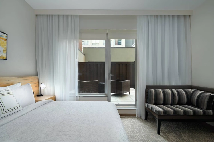 Double Studio with courtyard view