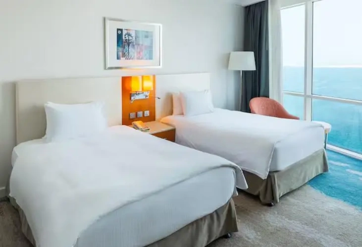 Twin room with sea view