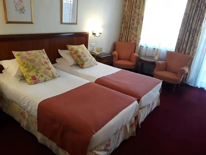 Standard Twin room with balcony and with sea view