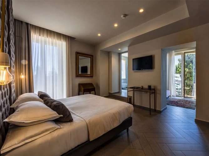 Twin Junior Suite with garden view