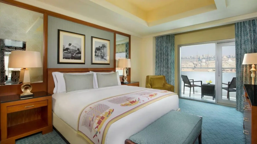 1 Bedroom Ritz-Carlton Double Suite with balcony and with Nile view