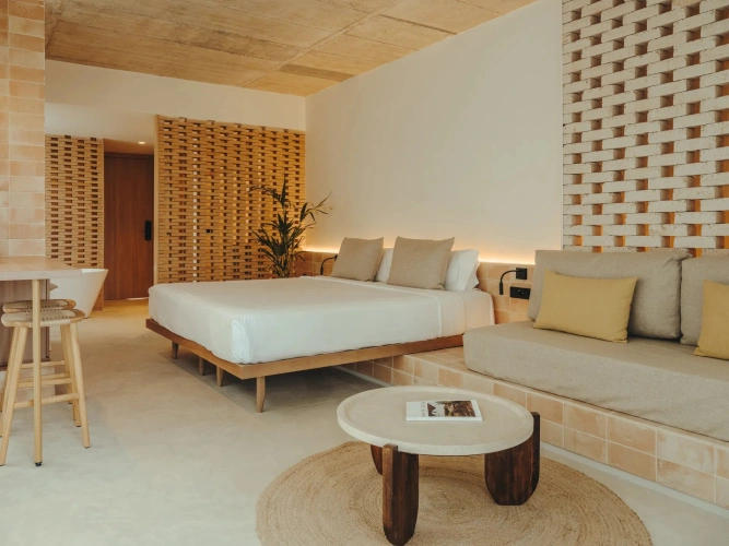 Nomad Corner Double room with pool view