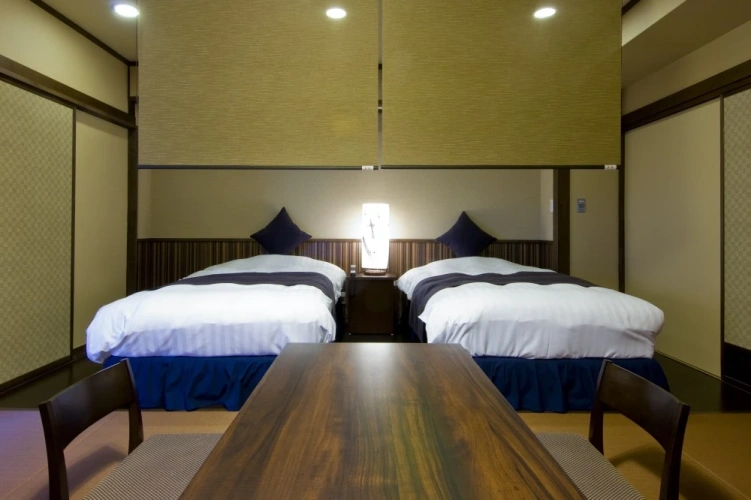 Beautiful Indigo Path Japanese-Western Style room