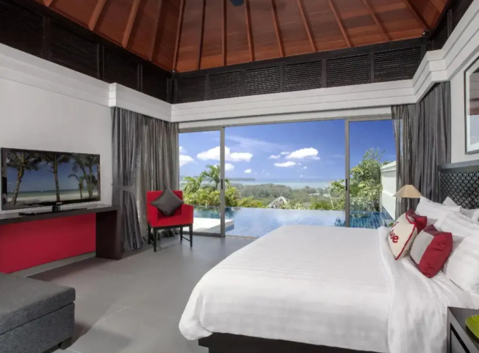 Double Pool Villa with ocean view