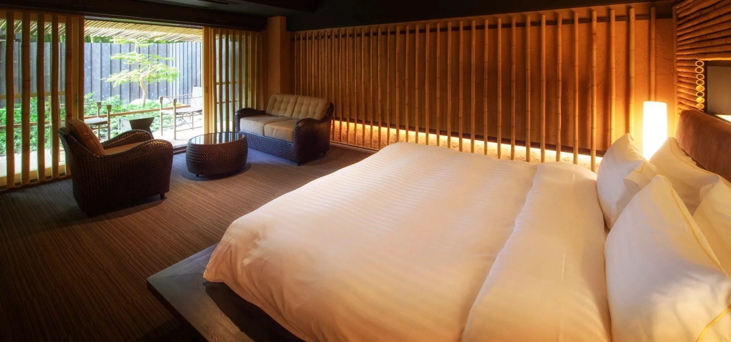 Deluxe with Open-Air Bath "KIRAMEKI" Double Suite